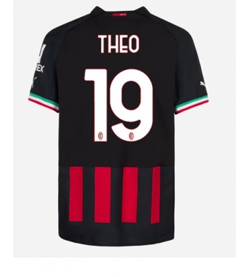 AC Milan Theo Hernandez #19 Hjemmedrakt 2022-23 Kortermet